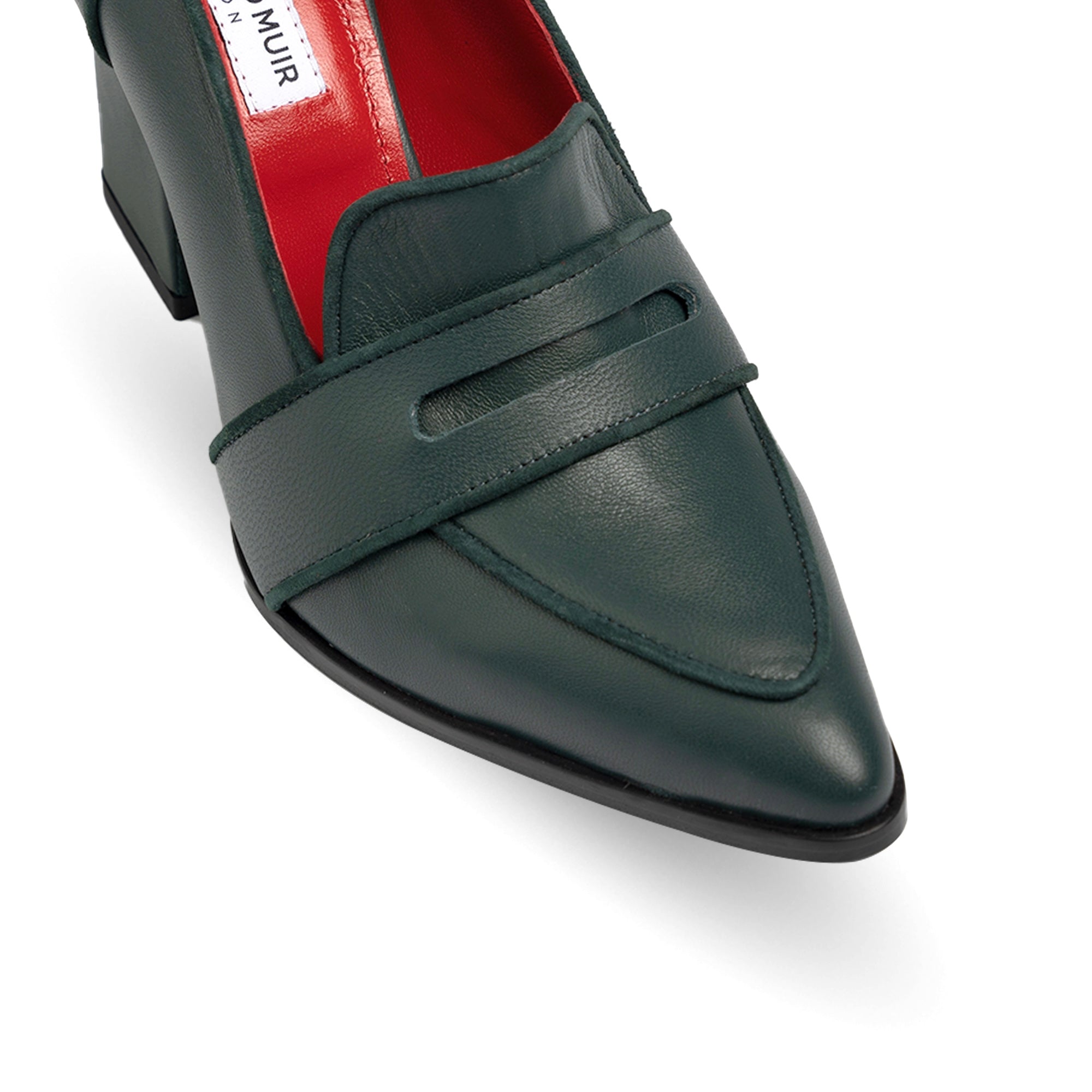 Annabel Dark Green Loafers