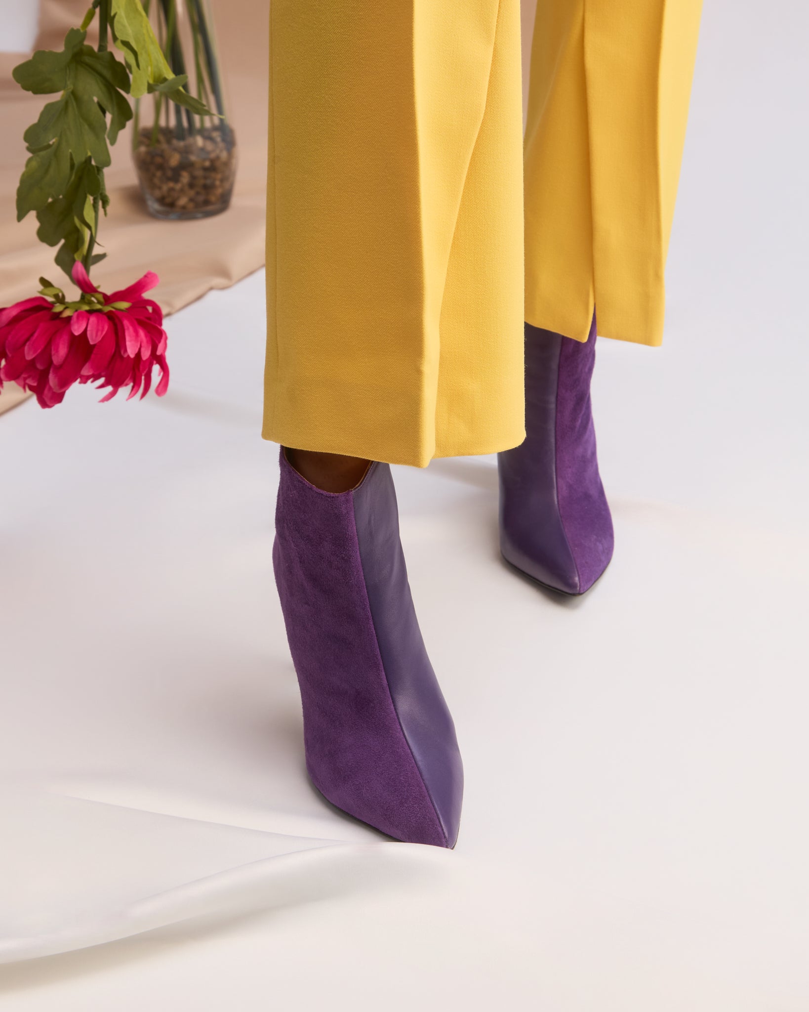 Paulina Grape Purple Boots