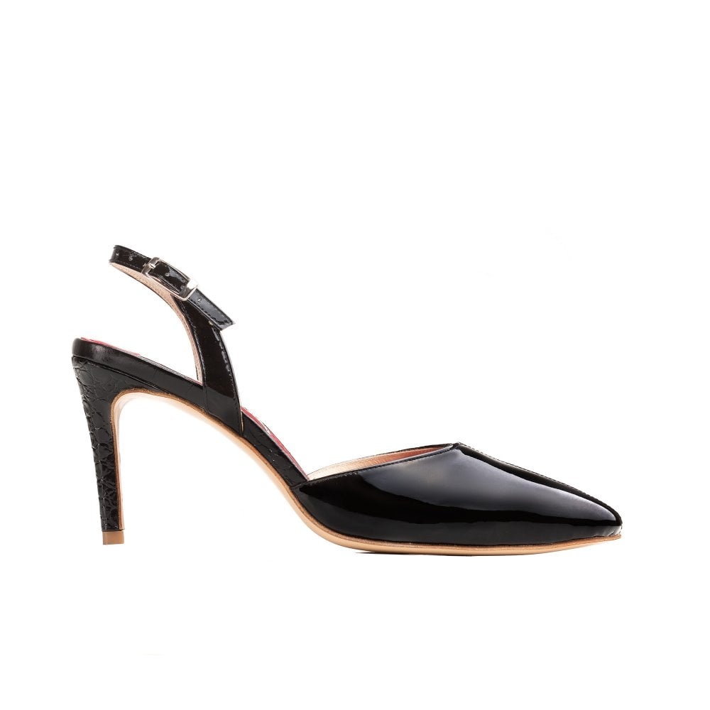Augusta Black slingback pumps