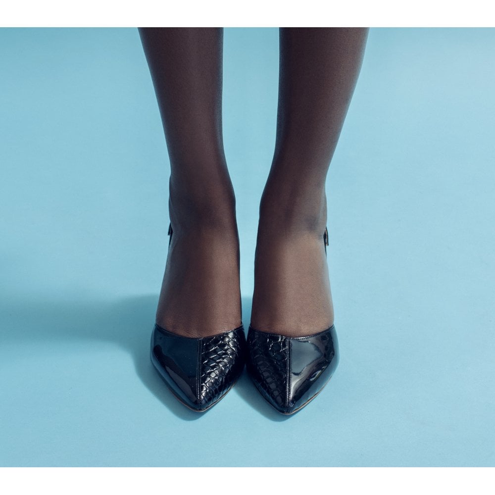 Augusta Black slingback pumps