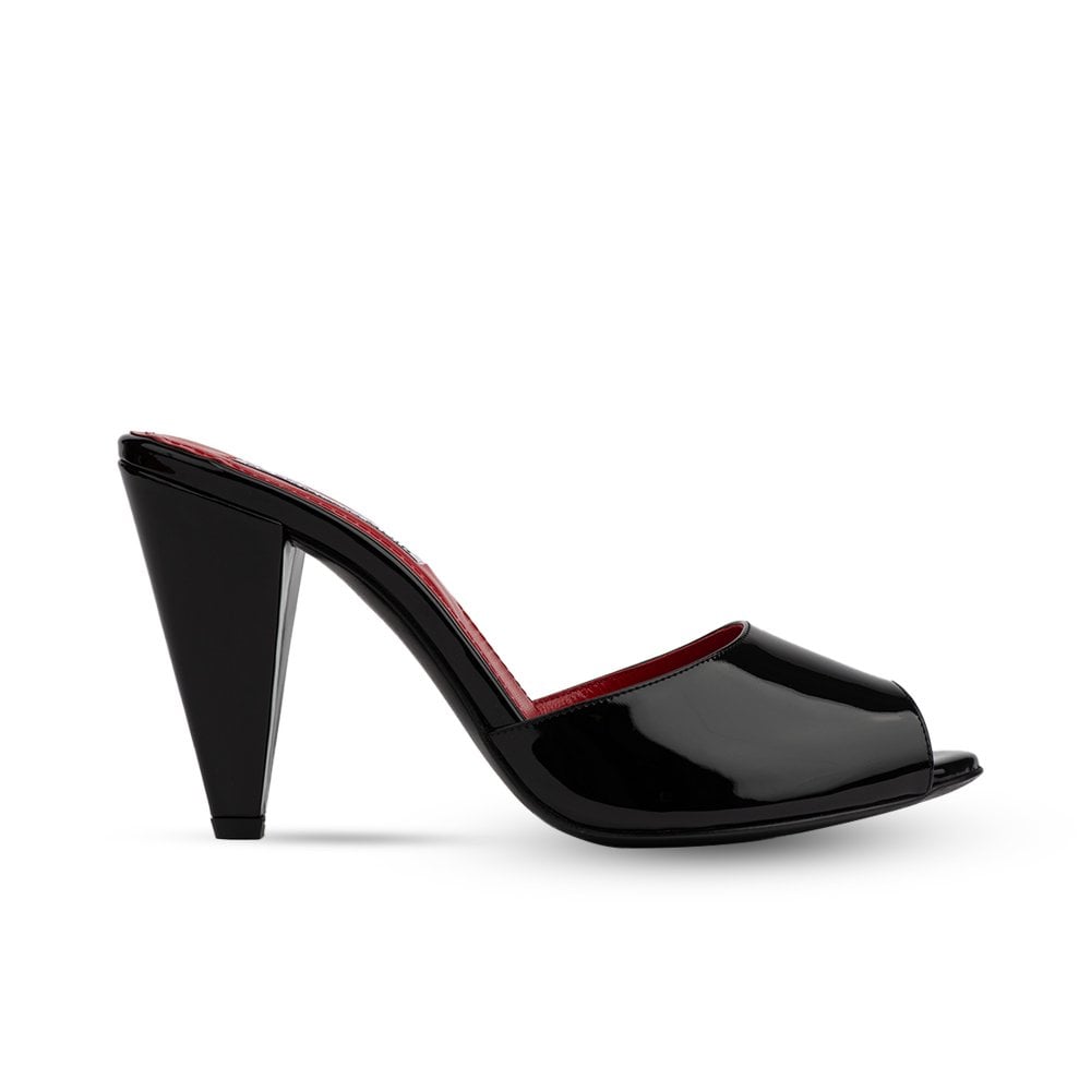 Montavia Black Patent Mules