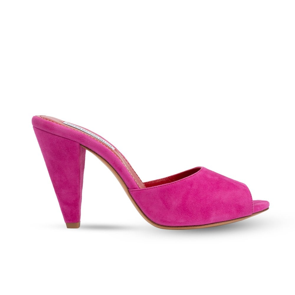 Montavia Hot Pink Mules