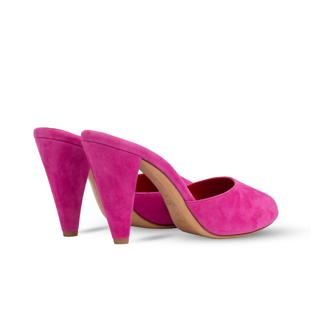 Montavia Hot Pink Mules