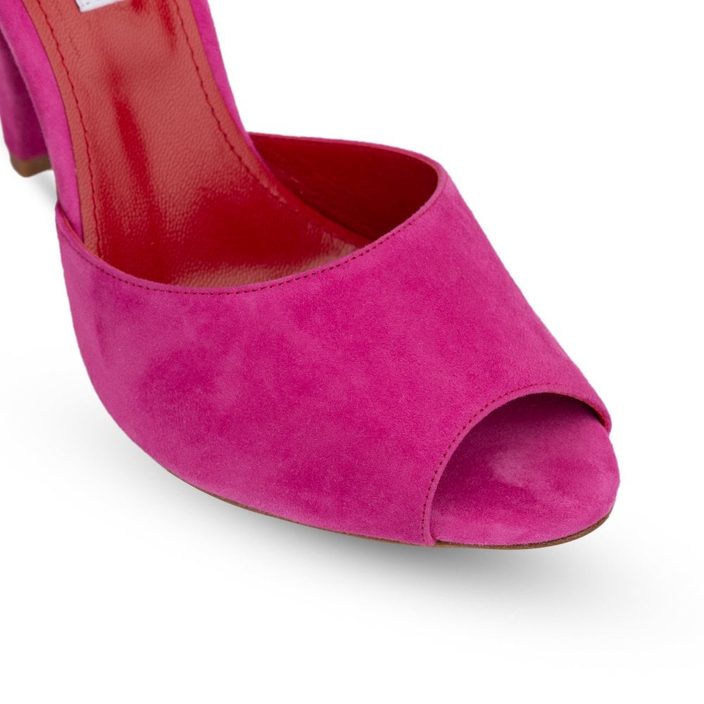 Montavia Hot Pink Mules