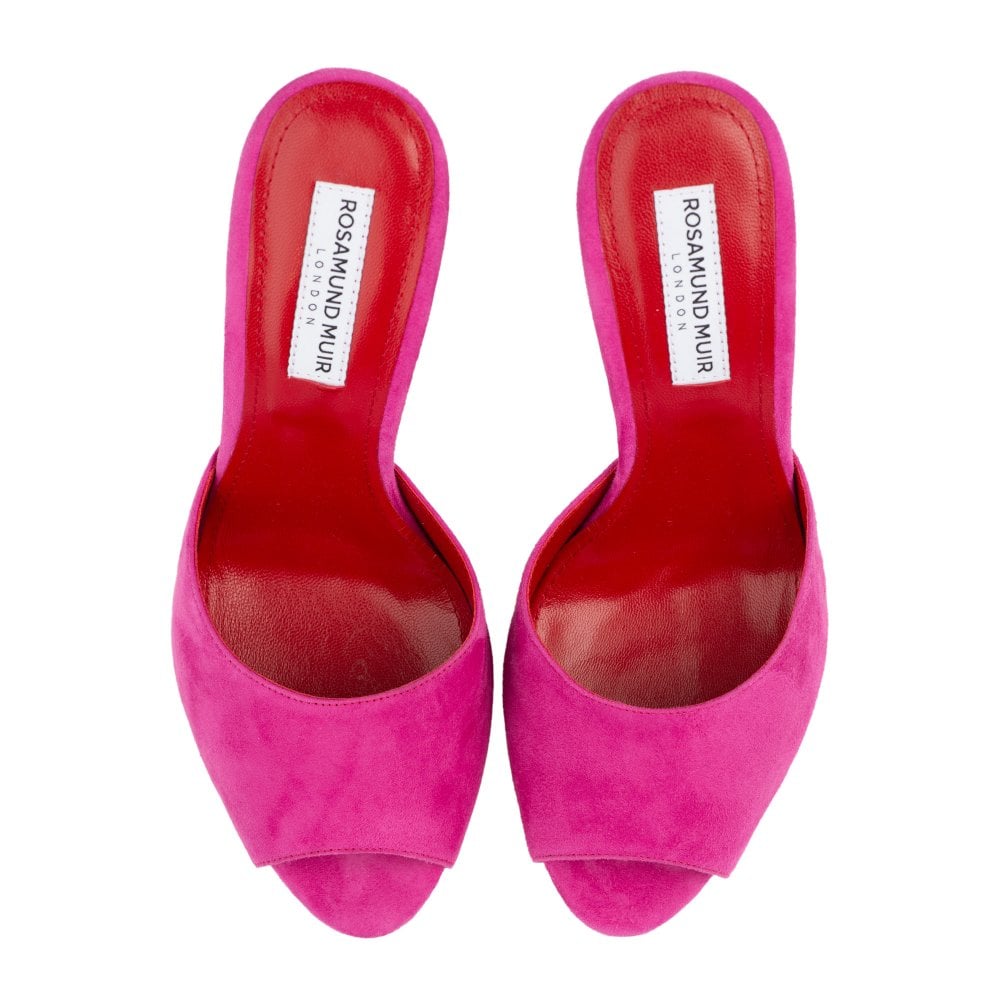Montavia Hot Pink Mules