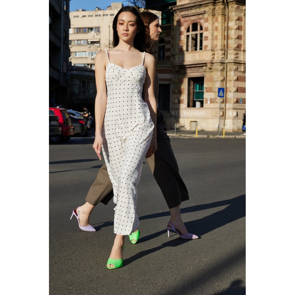 Montavia Lime Green Patent Mules