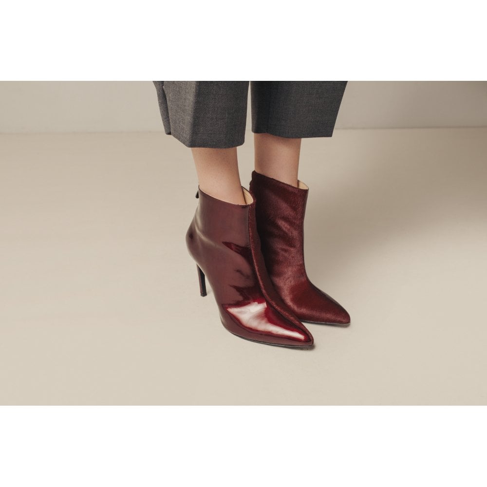 Paulina Burgundy Boots
