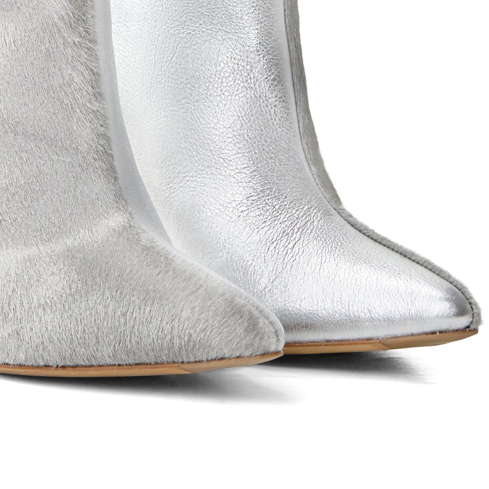 Paulina Silver Boots