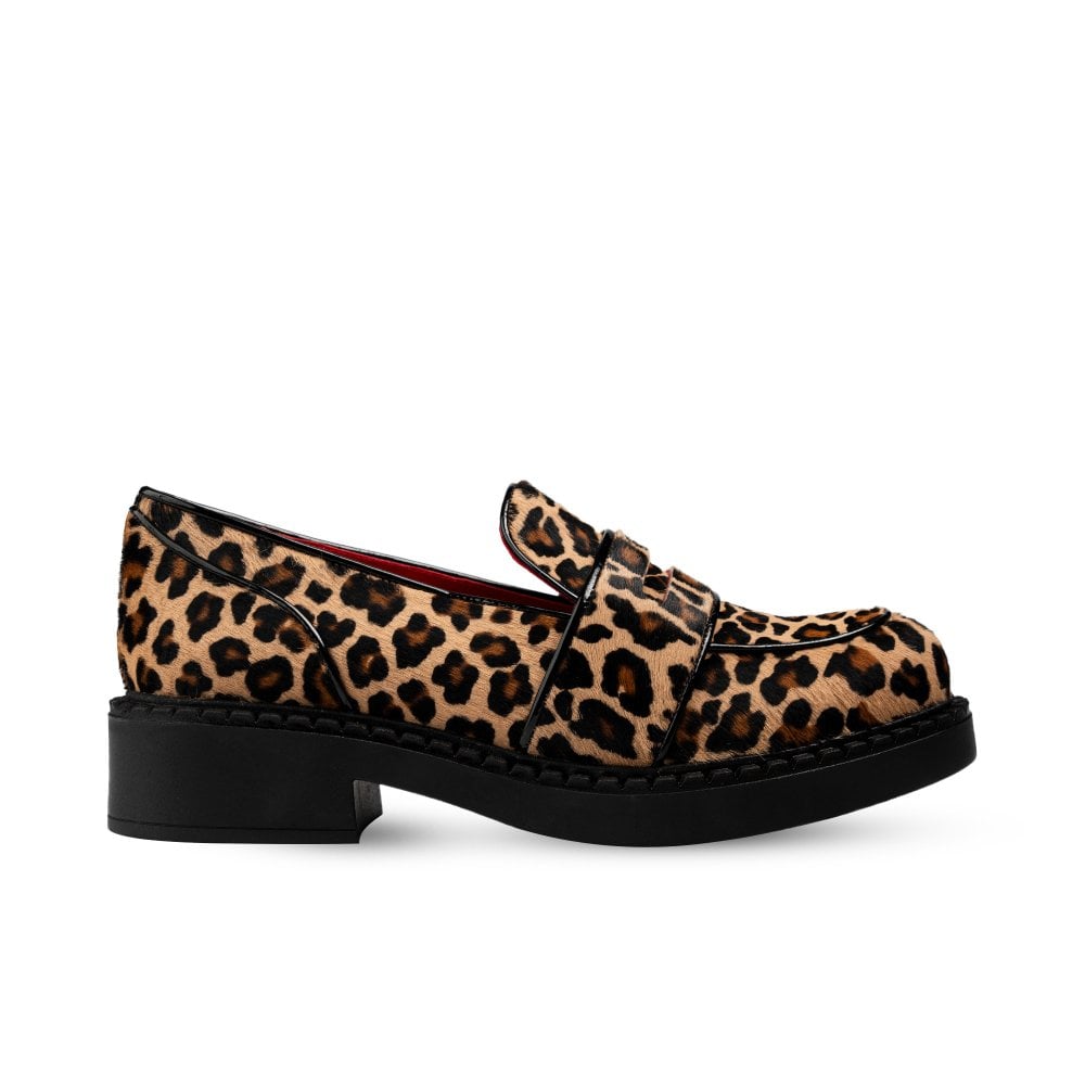 Stratford Leopard Print Loafers
