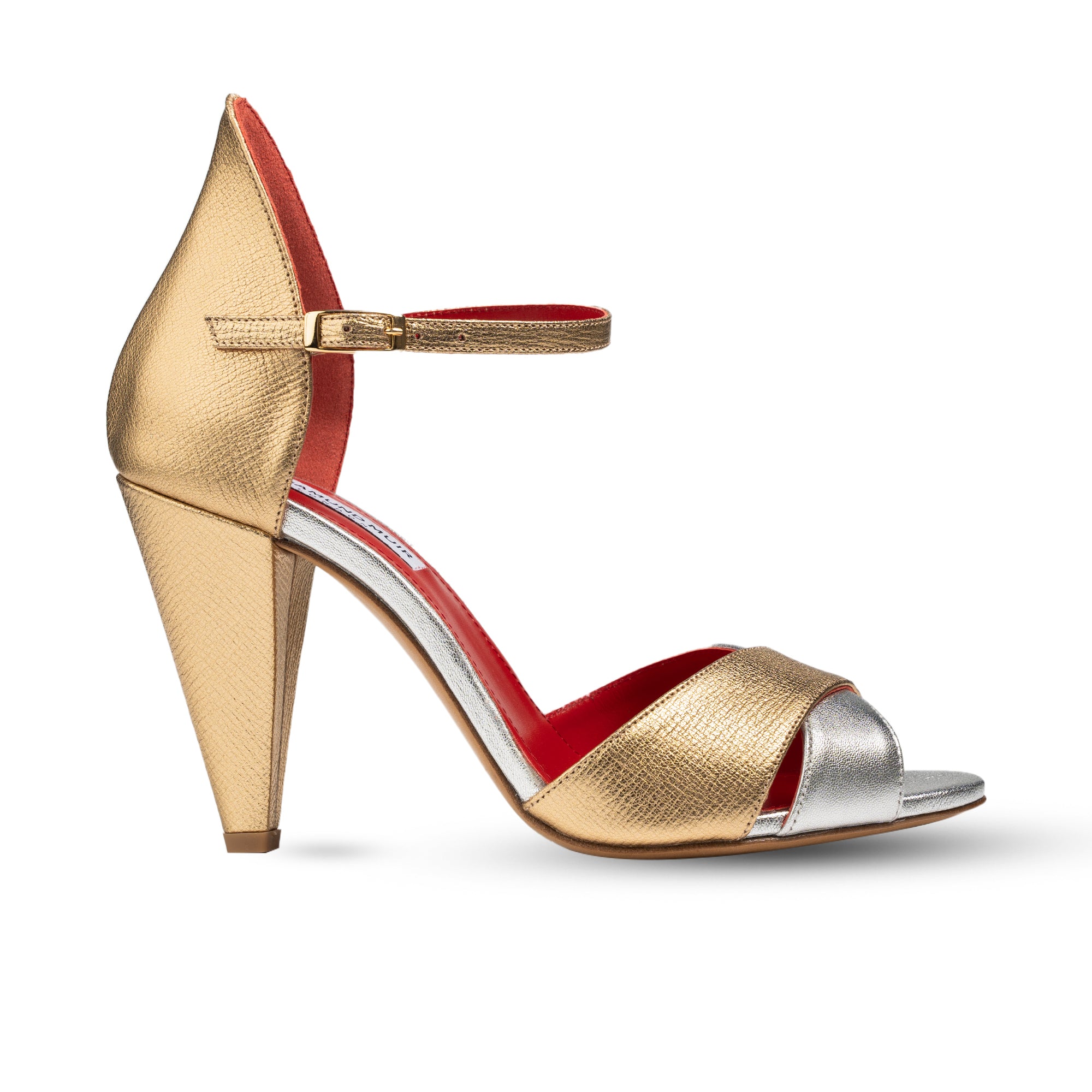 Aurora Gold & Silver Heels