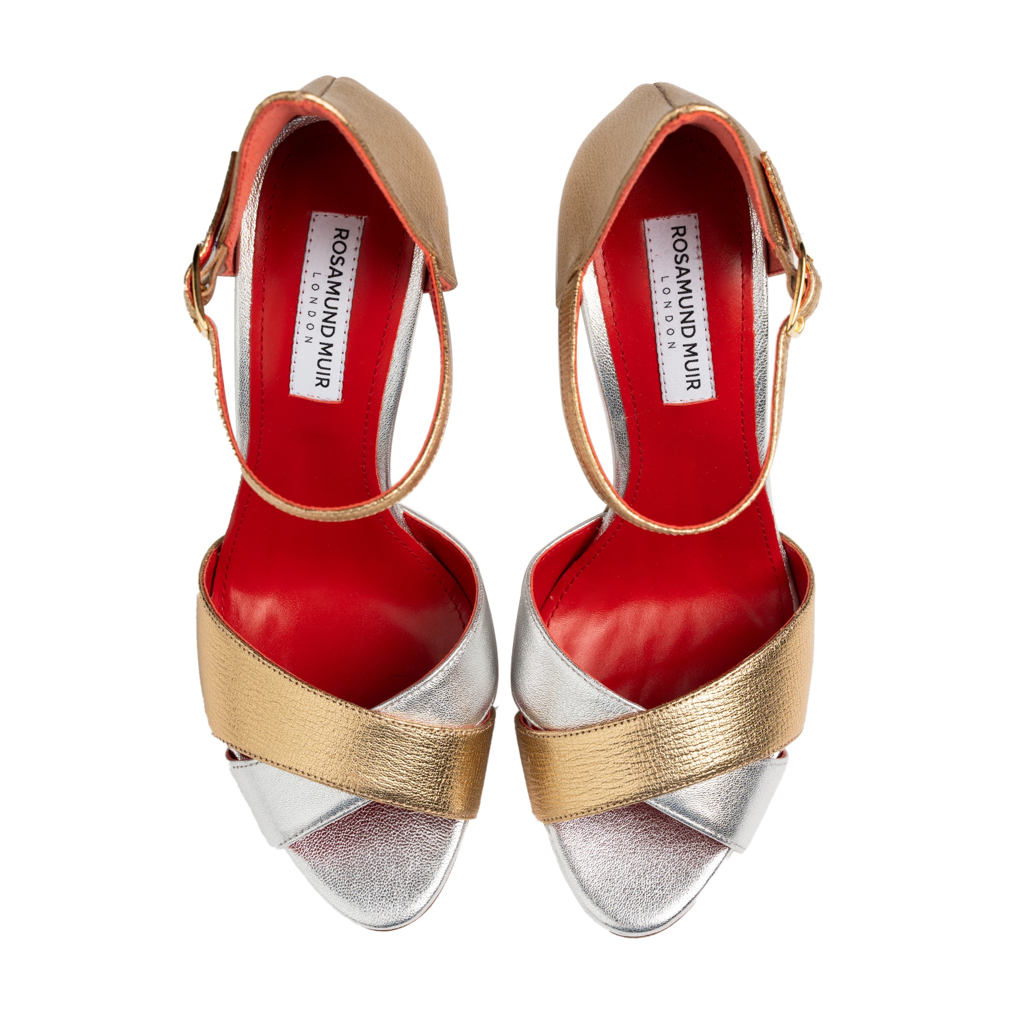 Aurora Gold & Silver Heels