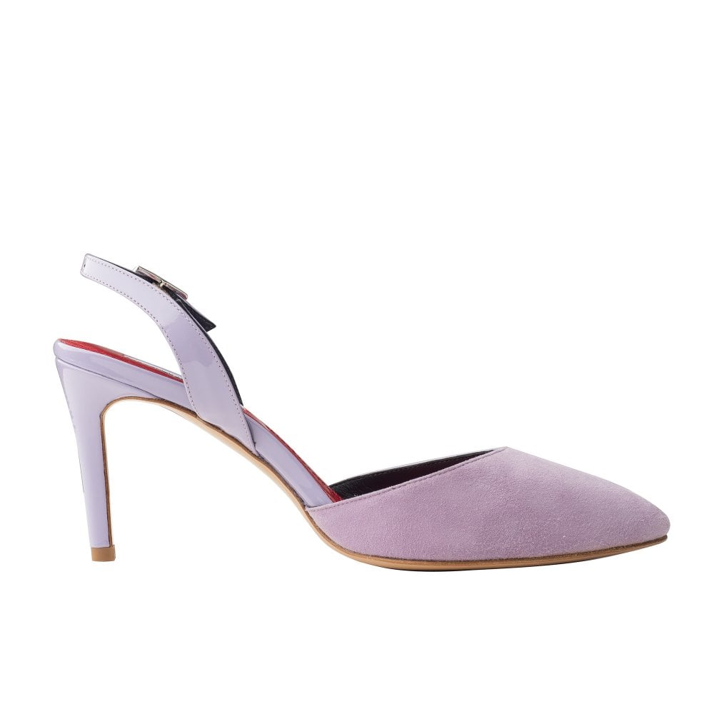 Augusta Lilac slingback pumps