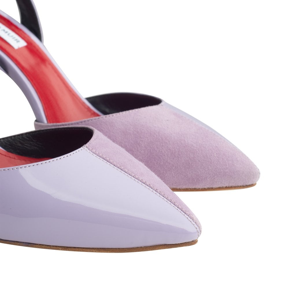 Augusta Lilac slingback pumps