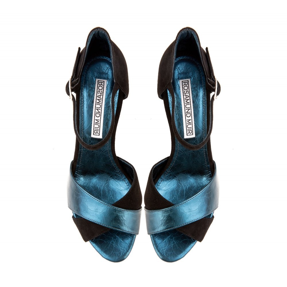 Aurora Black and Midnight blue sandals
