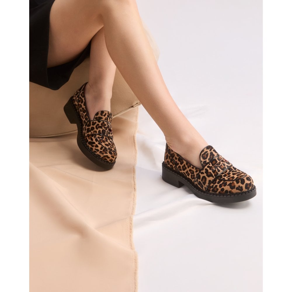 Stratford Leopard Print Loafers
